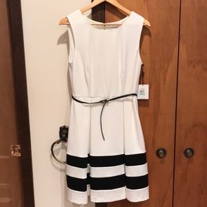 White Calvin Klein Dress